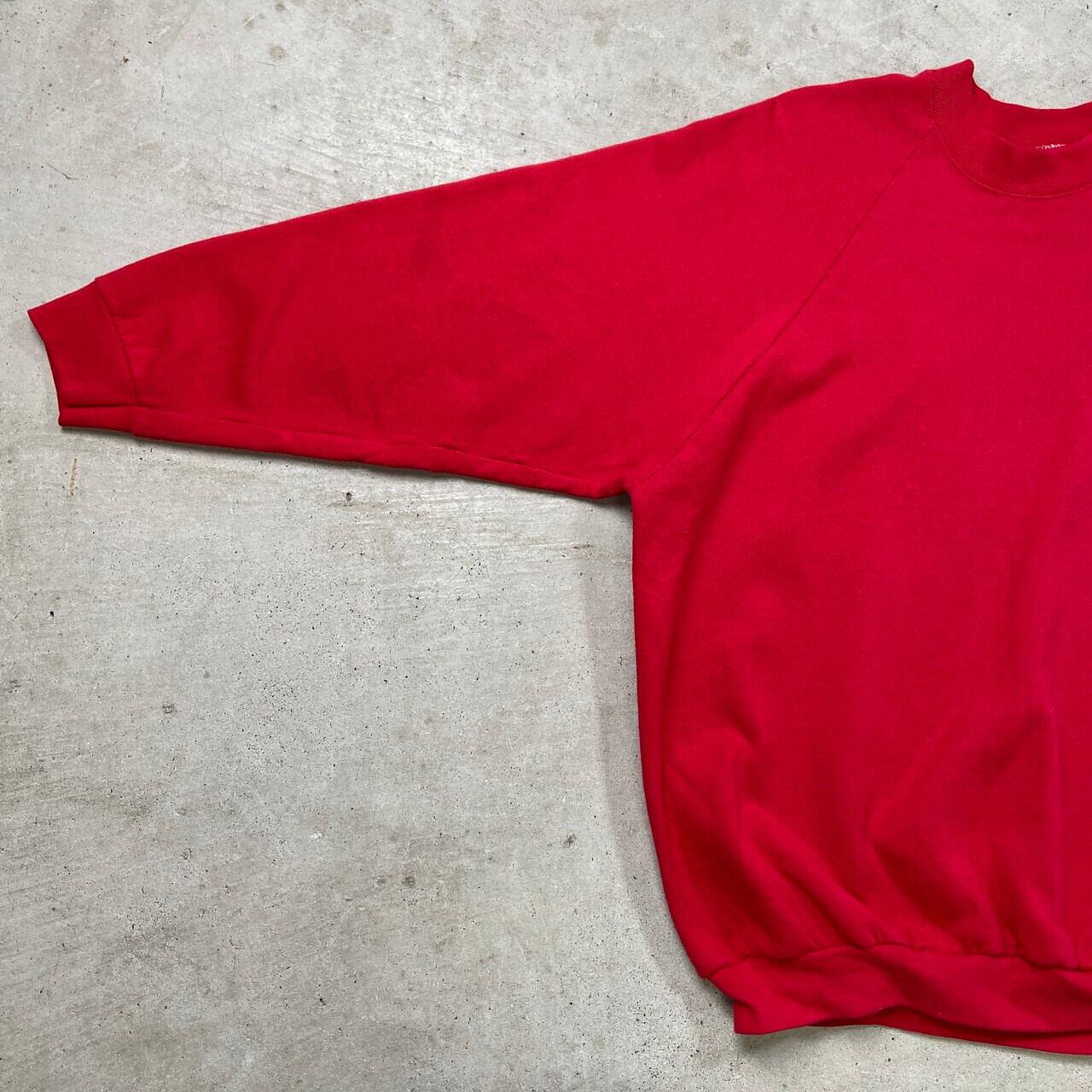 古着通販】90年代 USA製 FRUIT OF THE LOOM ラグランスウェットシャツ