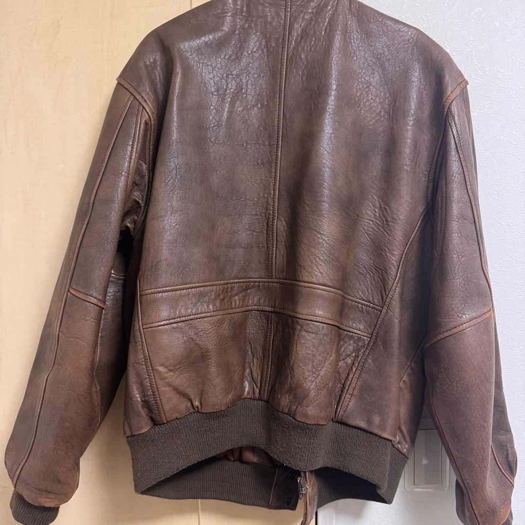 古着通販】AEROPOSTALE ヴィンテージ レザーフライトジャケット 本革