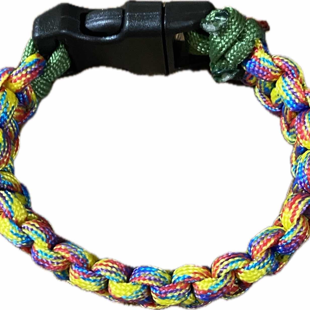 古着通販】handmade ハンドメイド rainbowテックコードブレスレット