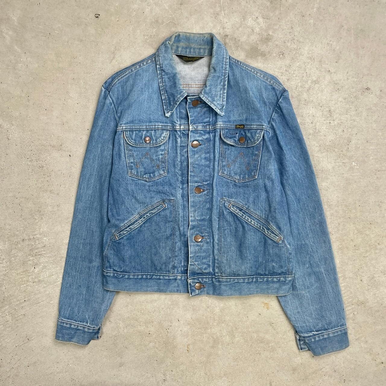 古着通販】70年代 USA製 Wrangler ラングラー デニムジャケット 三角