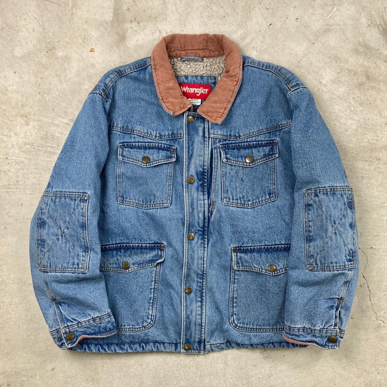 古着通販】00年代 Wrangler ラングラー デニムボアジャケット デニム