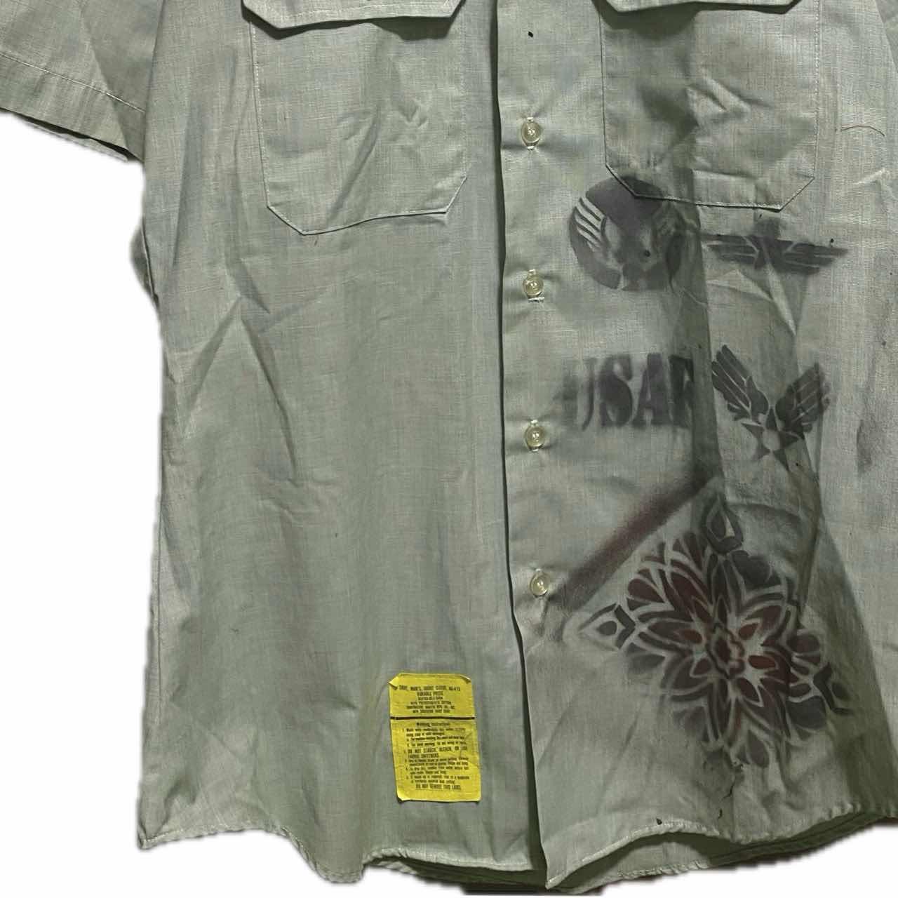 古着通販】88年 DLA100-88 USARMY ドレスシャツ リメイク C0464