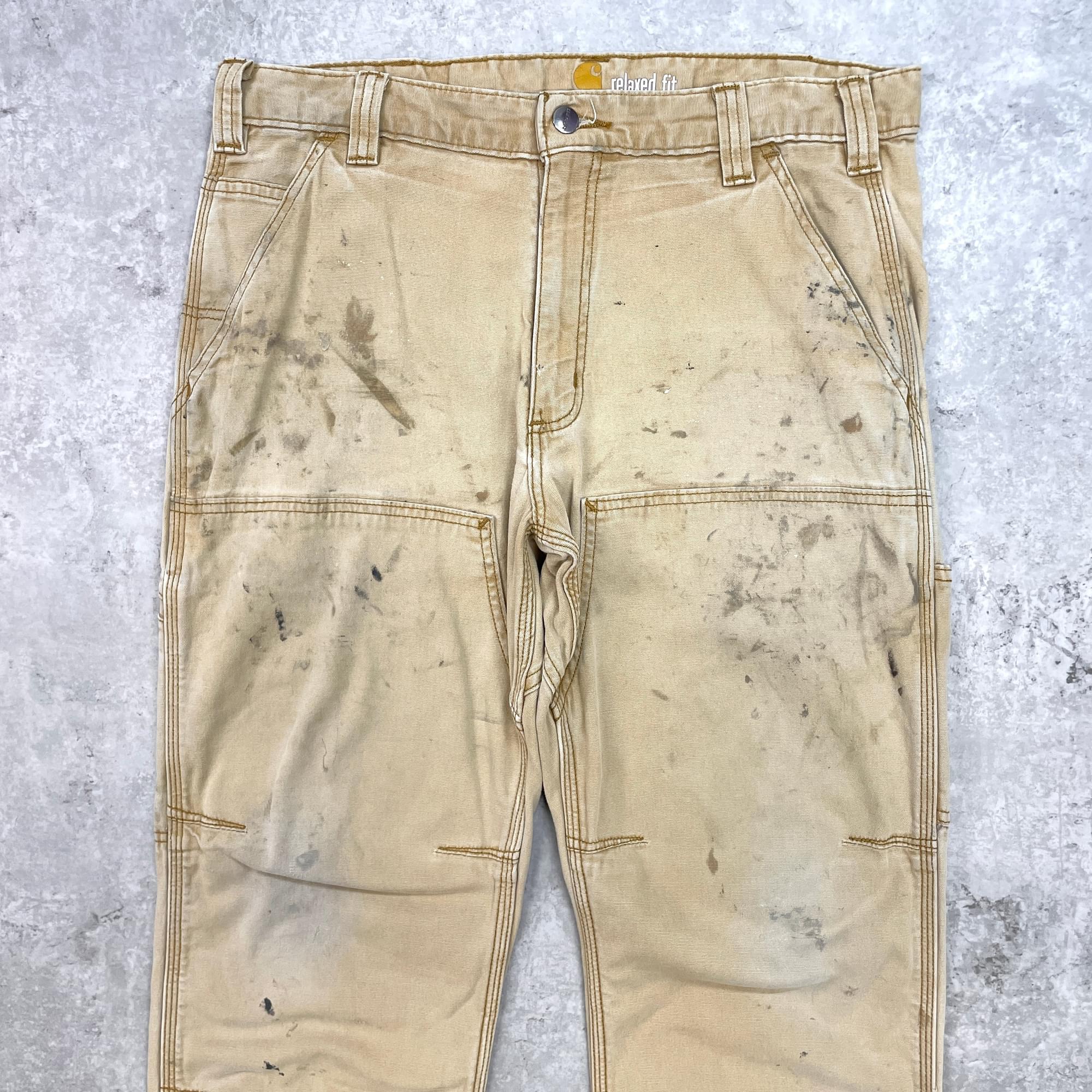 カーハート Relaxed Fit ダブルニーワークパンツ W34 2015年 古着通販】Carhartt カーハート RELAXED FIT ダブルニー ワークパンツ