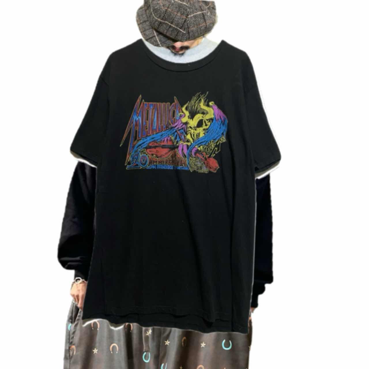 古着通販】【極希少】メタリカ 20周年記念 Tシャツ メキシコ製 XL相当