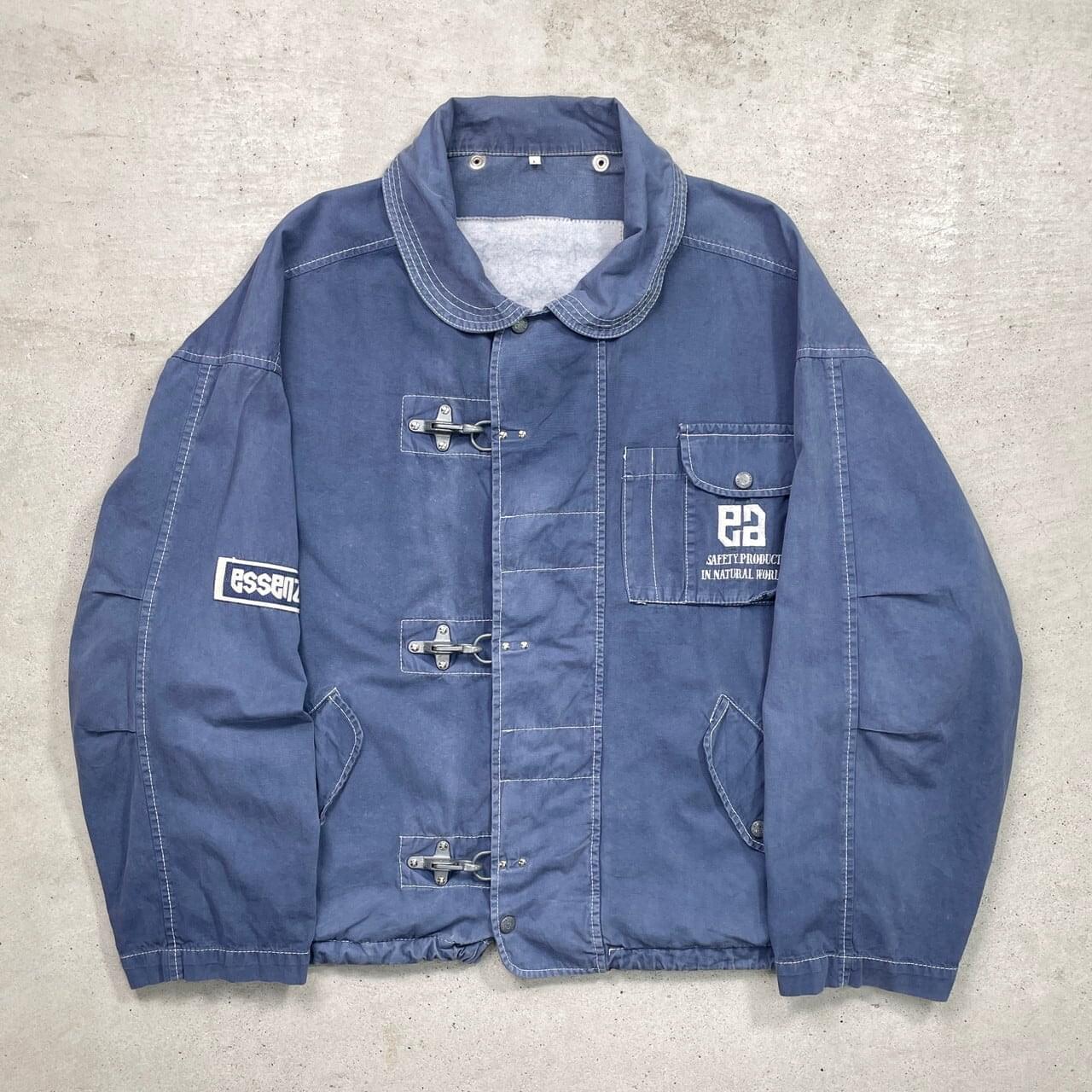 -90's ITALY製 vintage ファイヤーマンジャケット 短丈青 L Fay “ fireman jacket 90's〜 Italy . size S ¥7.900- (税込¥8.690