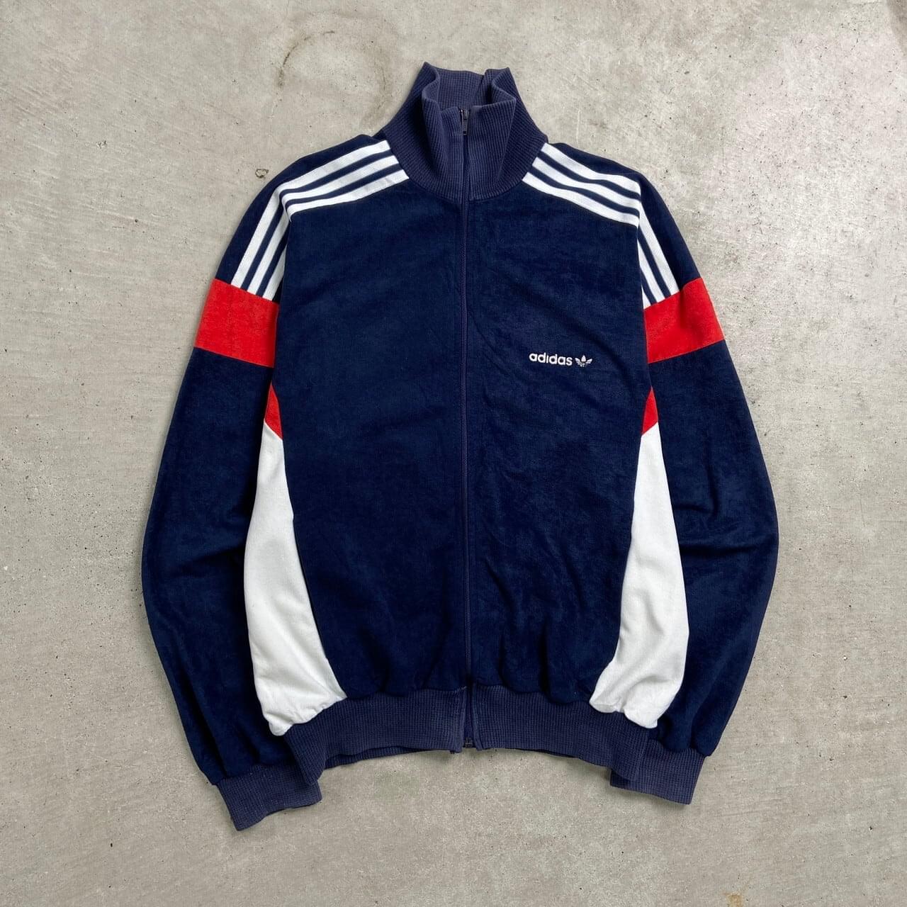 古着通販】70年代 フランス製 adidas アディダス ベロアジャージ