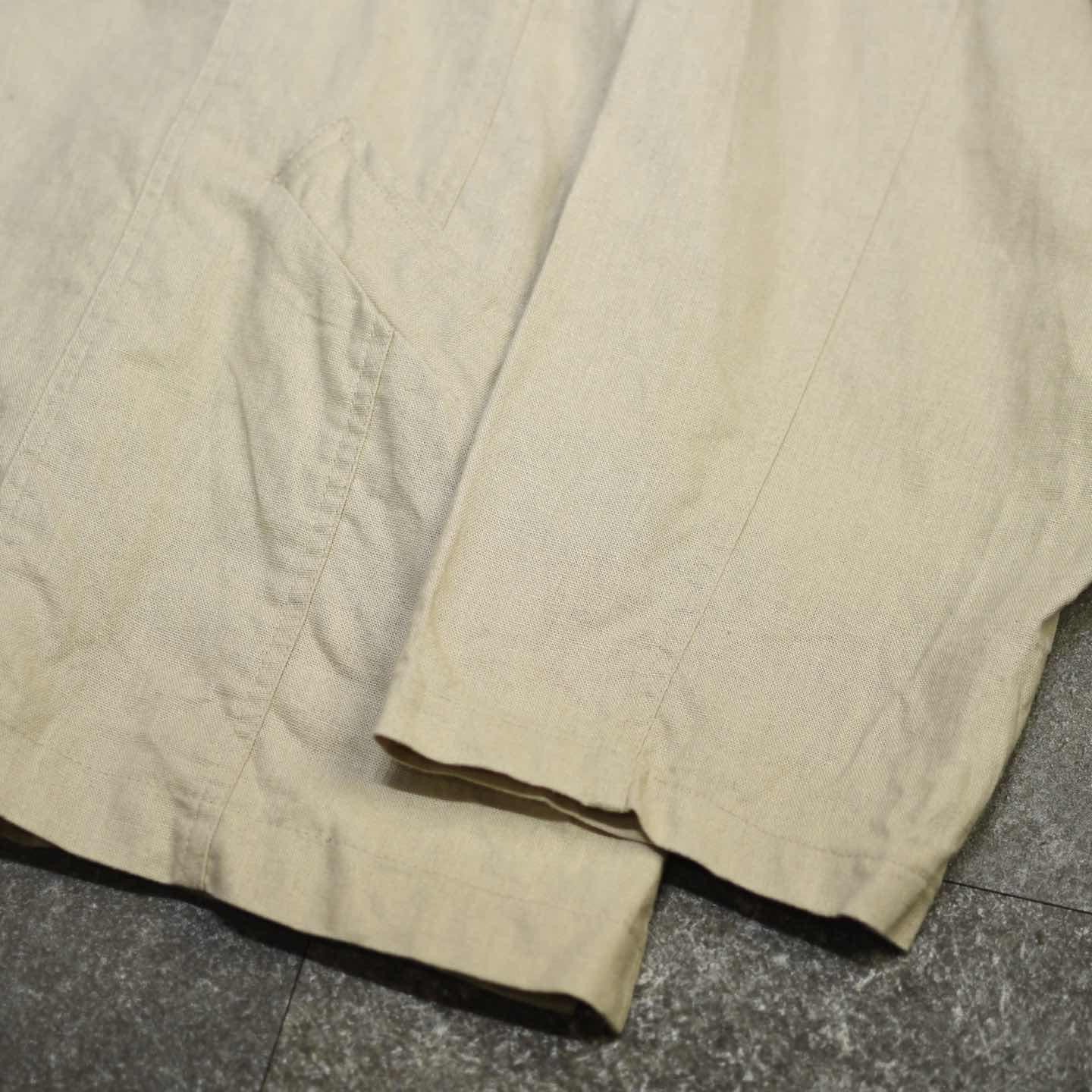 古着通販】古着 QUEEN SIZE リネン トラッカージャケット ジャケット