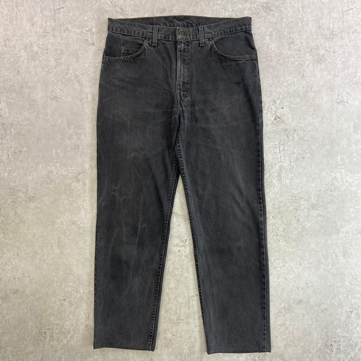 90年代 オーストラリア製 Levi's ユーロリーバイス 604 ブラックデニム オレンジタブ メンズW36相当 古着 90s ヴィンテージ VINTAGE アメカジ フェードブラック 黒 古着通販】90年代 オーストラリア製 Levi's ユーロリーバイス 604