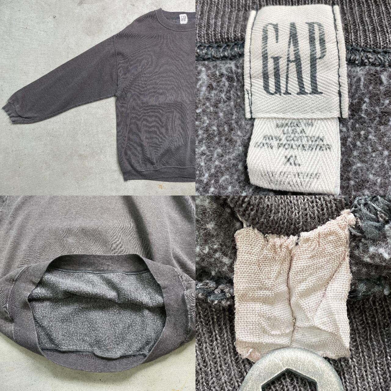 古着通販】90年代 GAP オールドギャップ ブランクスウェットシャツ