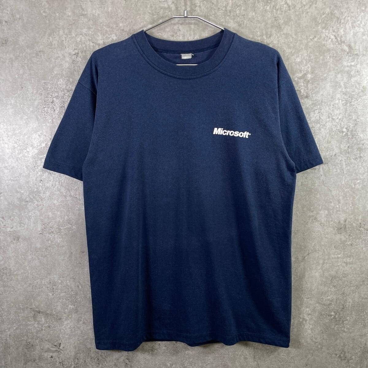 古着通販】00年代 Microsoft マイクロソフト 企業ロゴ プリントTシャツ