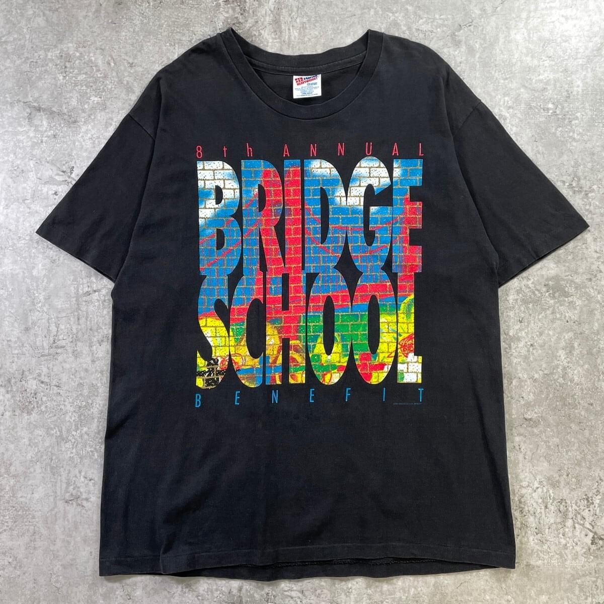 古着通販】90年代 BRIDGE SCHOOL BENEFIT バンドTシャツ メンズL 古着