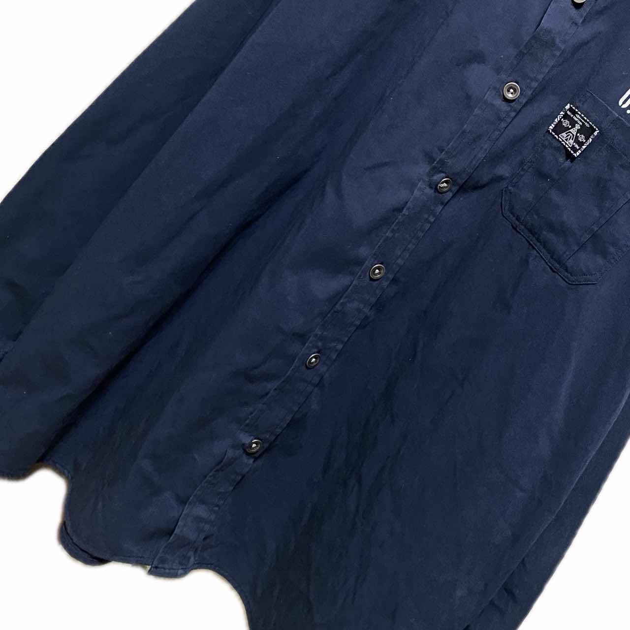 古着通販】90s コレクションタグ ダブルネーム ワークシャツ F VINTAGE