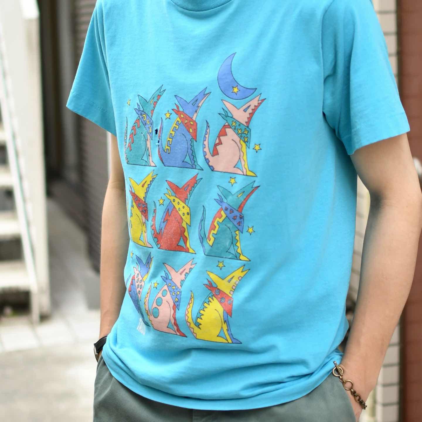 古着通販】古着 90s USA製 シングルステッチ タオス スーベニア T