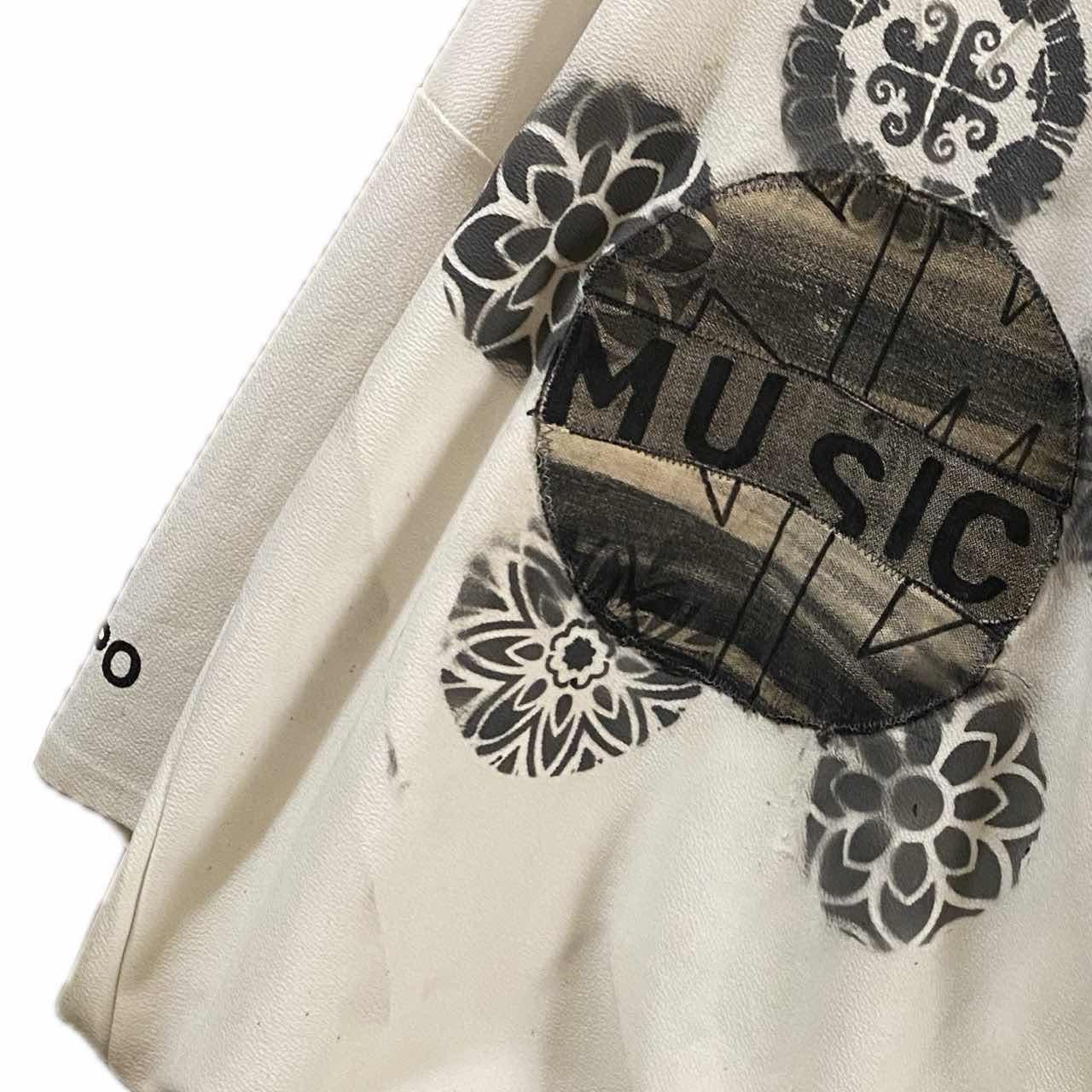 古着通販】80s BOXシルエット7分袖 リメイク ガゼットV NMNL サークル