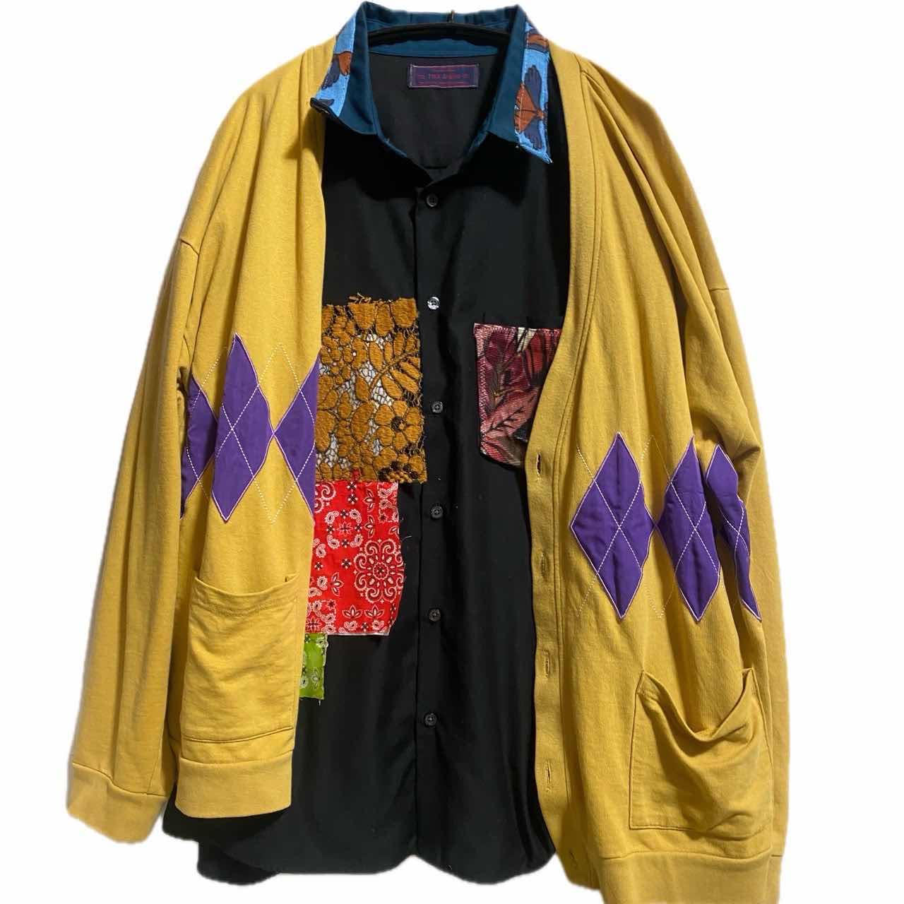 古着通販】70s リメイク 再構築 美品 エキゾチック デザインシャツ F