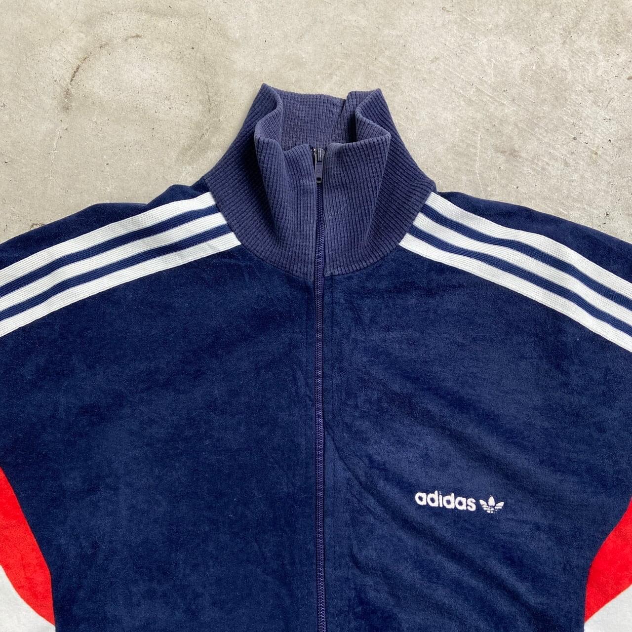 古着通販】70年代 フランス製 adidas アディダス ベロアジャージ