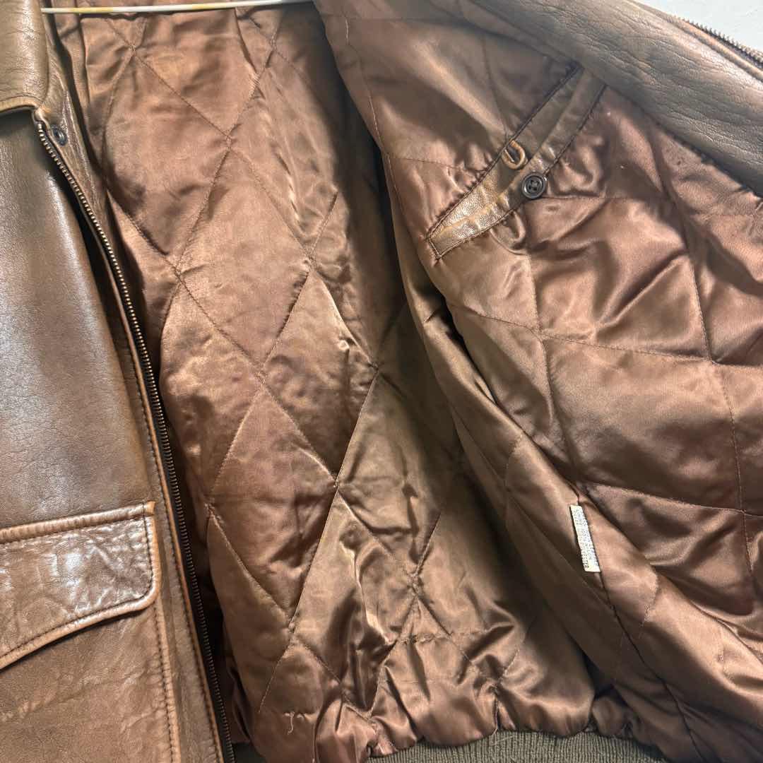 古着通販】AEROPOSTALE ヴィンテージ レザーフライトジャケット 本革