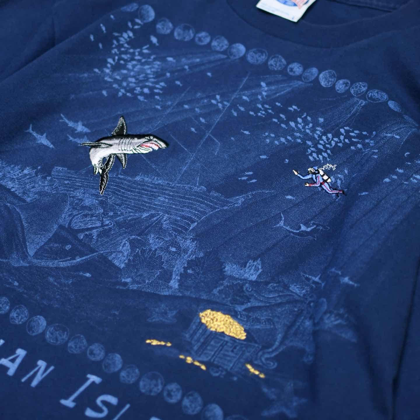 古着通販】古着 95's USA製 シングルステッチ ケイマン諸島 スーベニア