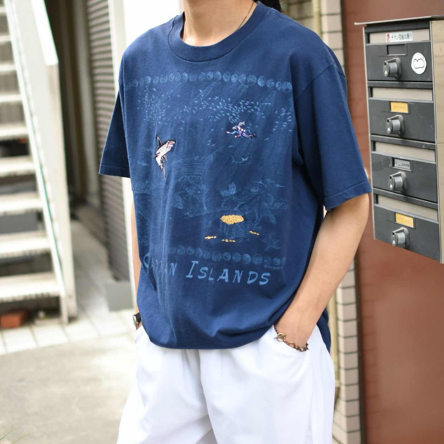 古着通販】古着 95's USA製 シングルステッチ ケイマン諸島 スーベニア