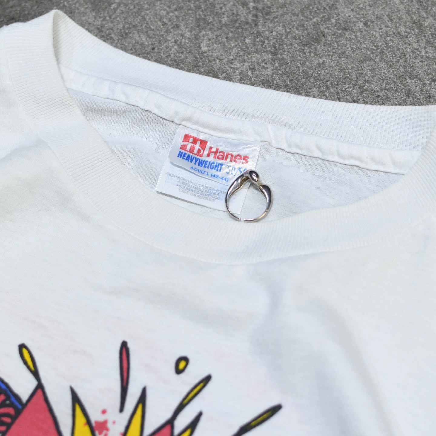 s*e様 90s USA製 チャリティー ヴィンテージ tシャツ 古着通販】古着 90s USA製 スーパー チャリティーイベント Tシャツ 白T