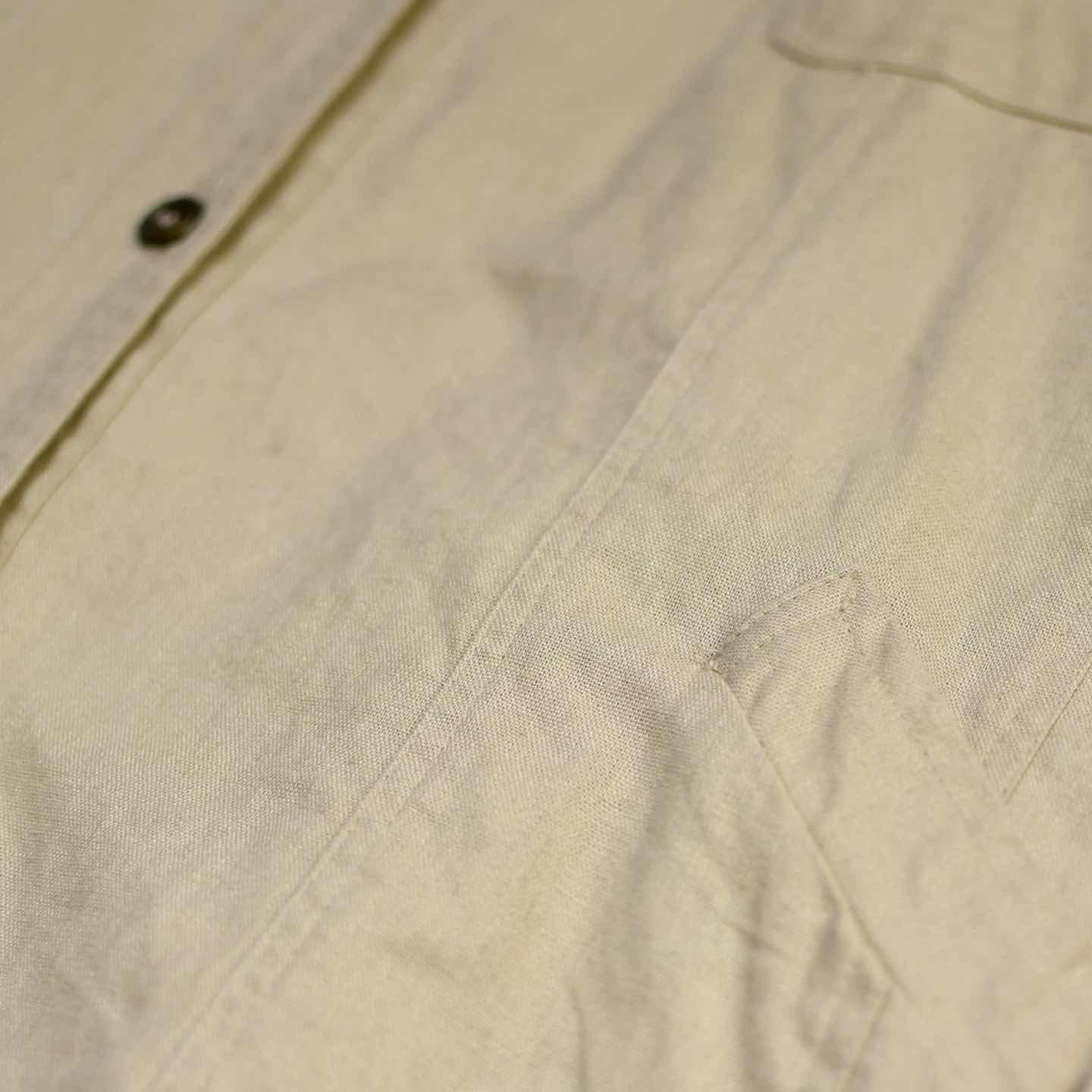 古着通販】古着 QUEEN SIZE リネン トラッカージャケット ジャケット