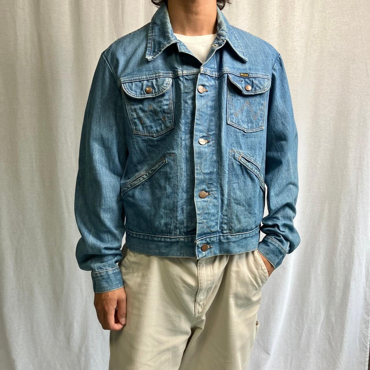 80s wrangler ラングラー　USA製 三角タグ　デニム　ジャケット 古着通販】70年代 USA製 Wrangler ラングラー デニムジャケット 三角