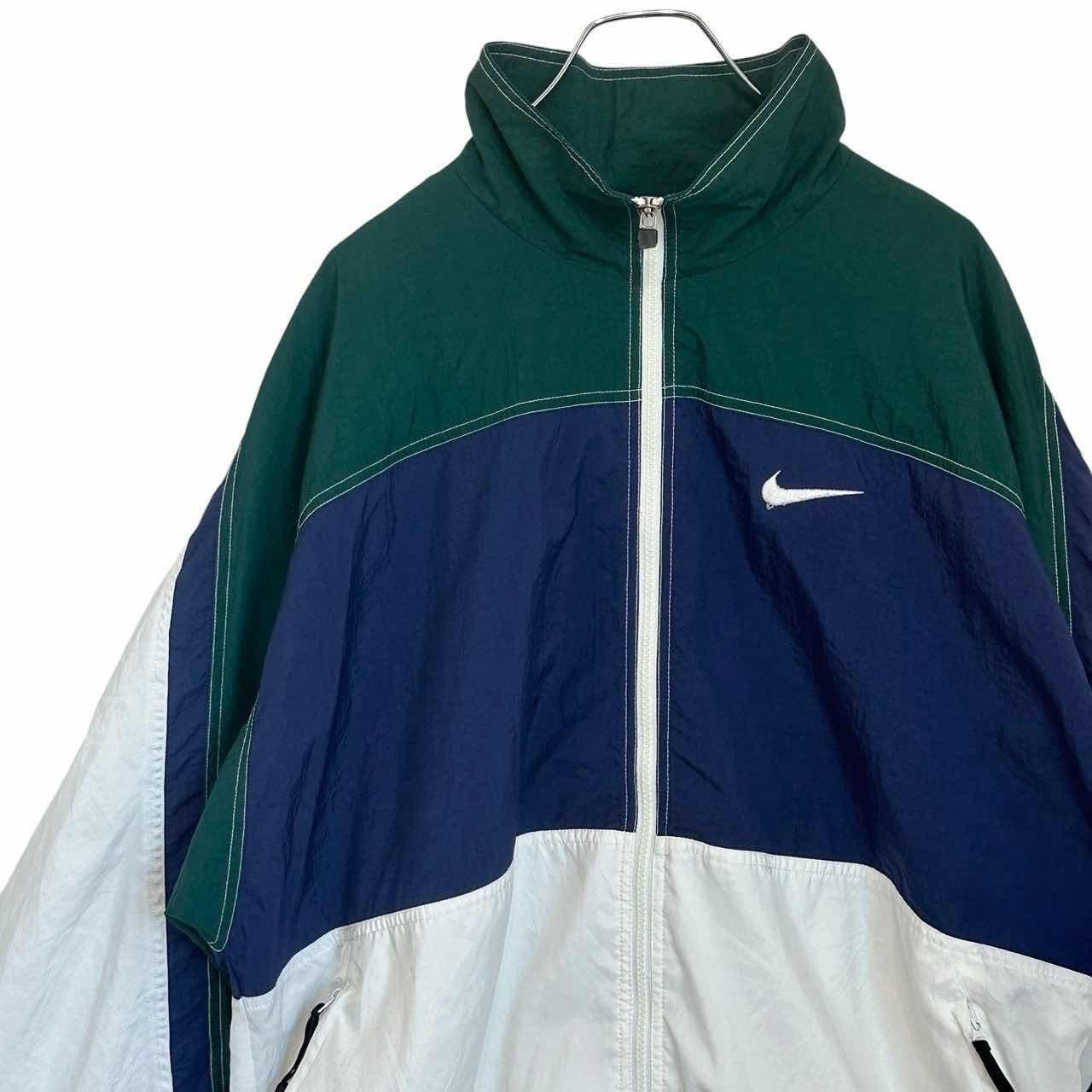 古着 NIKE ナイキ 刺繍 ゲームシャツ ナイロンジャケット マイアミL 古着 NIKE ナイキ 刺繍 ゲームシャツ ナイロンジャケット マイアミL