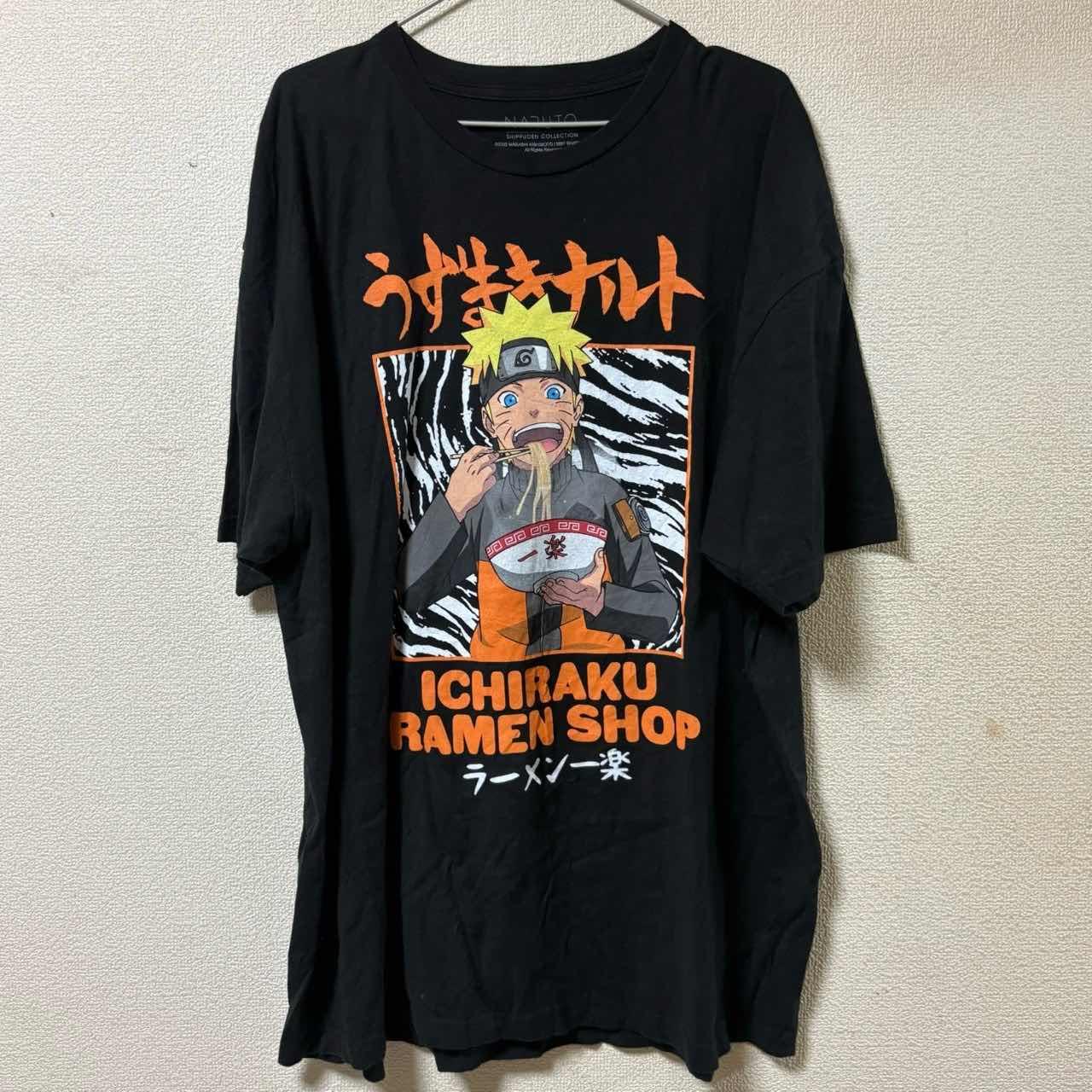 古着通販】NARUTO ナルト疾風伝 一楽ラーメン Tシャツ 2XL VIZ公式