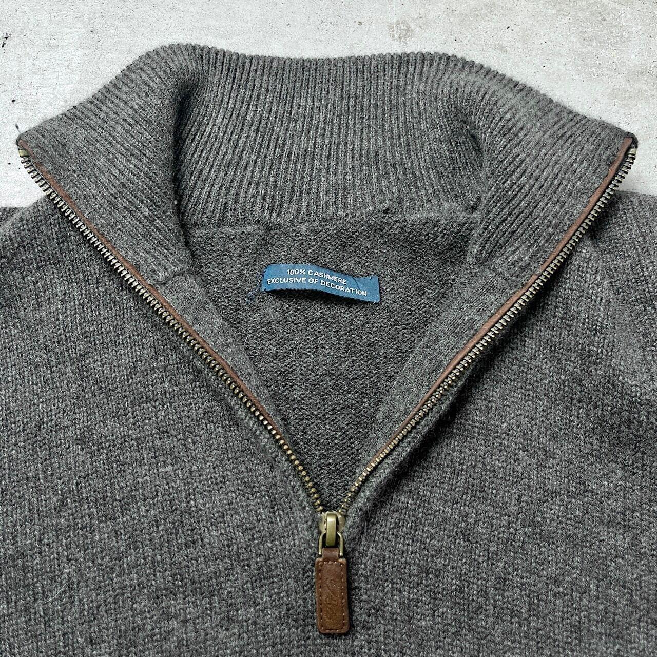 古着通販】Polo by Ralph Lauren ハーフジップニットセーター カシミヤ