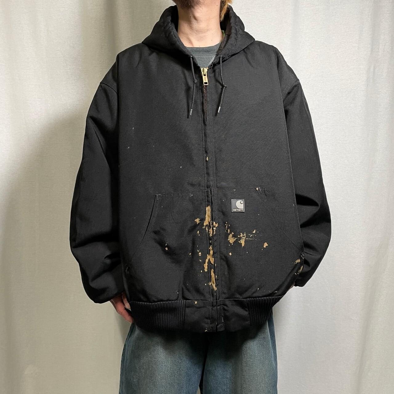 古着 Carhartt ナイロンジャケット ソフトシェル ブラック テック 黒色 Carhartt（カーハート） ソフトシェル ジャケット リラックスフィット