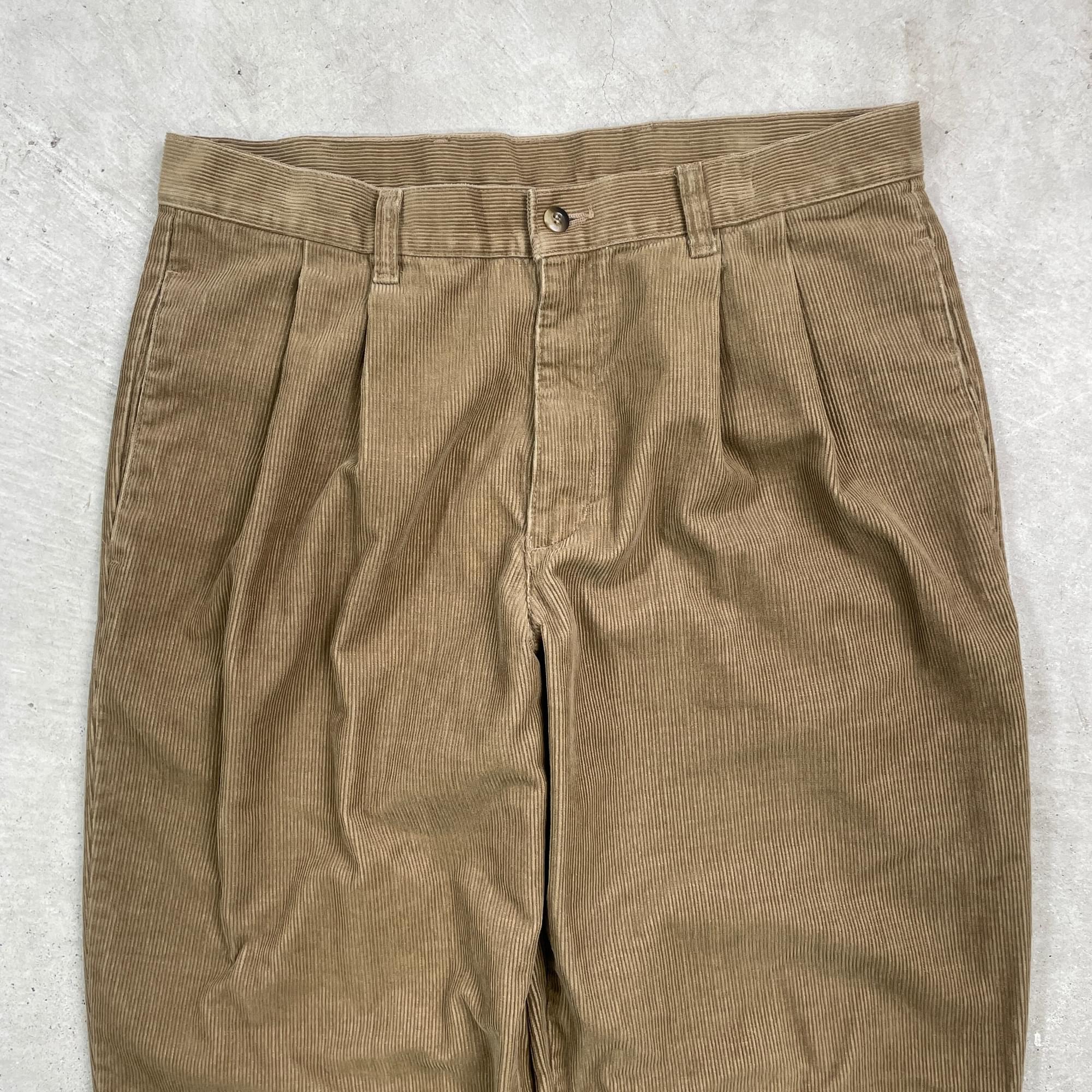 90s DOCKERS 2タック コーデュロイ パンツ W34×L30 90s DOCKERS 太畝コーデュロイパンツ 2タック W34 古着 - メルカリ