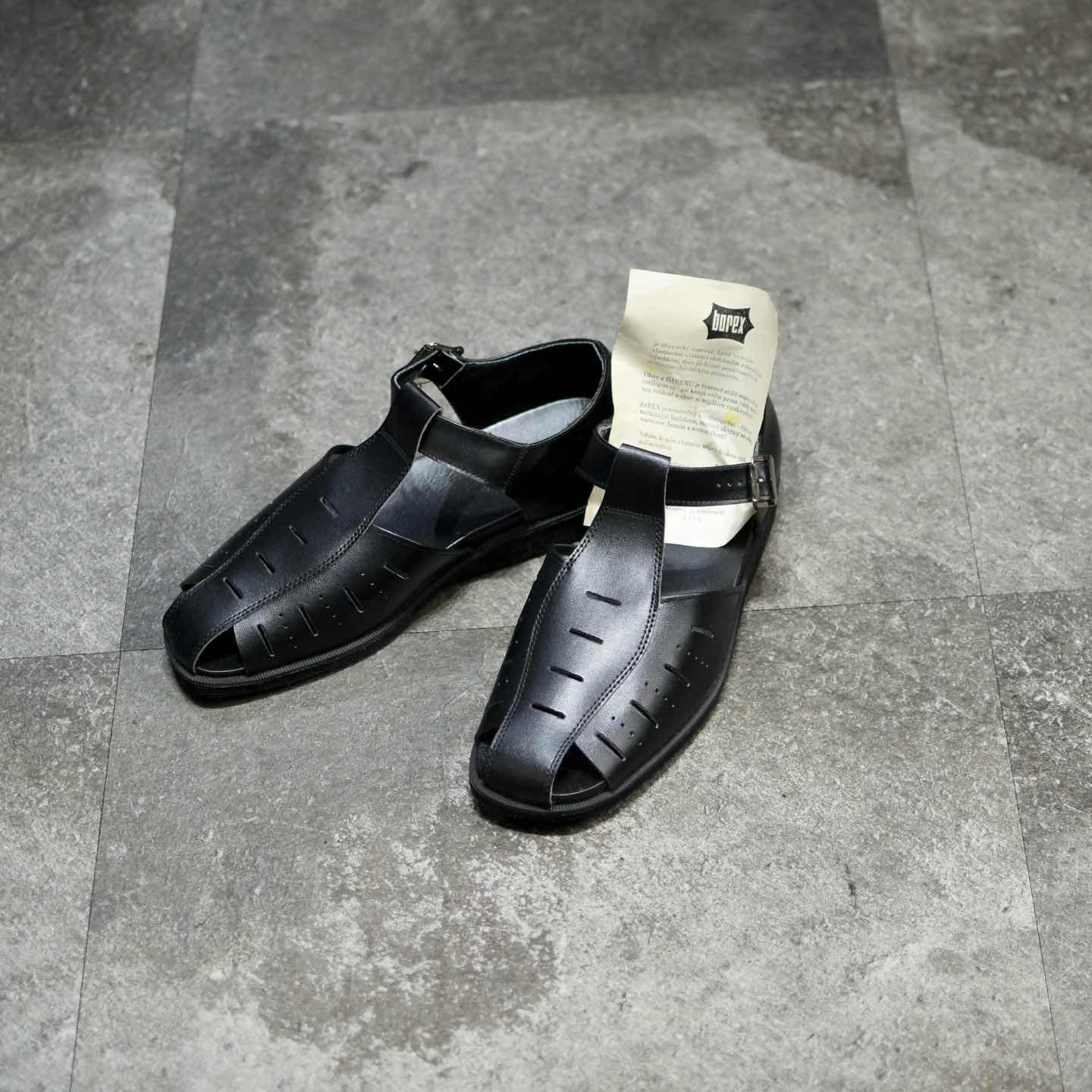 古着通販】古着 チェコ軍 デッドストック グルカサンダル ブラック PVC