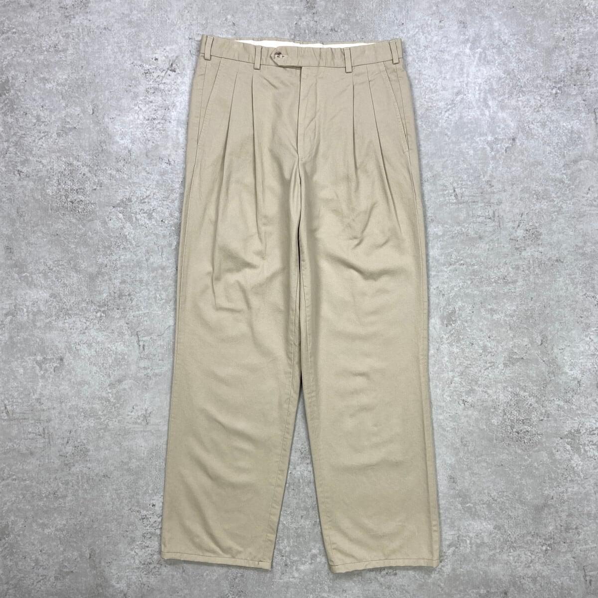古着通販】Polo Ralph Lauren 90年代 ポロチノ 2タック ワイド