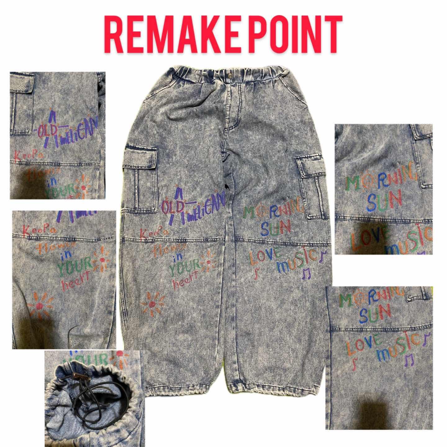 古着通販】新品 L.T.S リメイク 2way アメリカアート ドロスト カーゴ