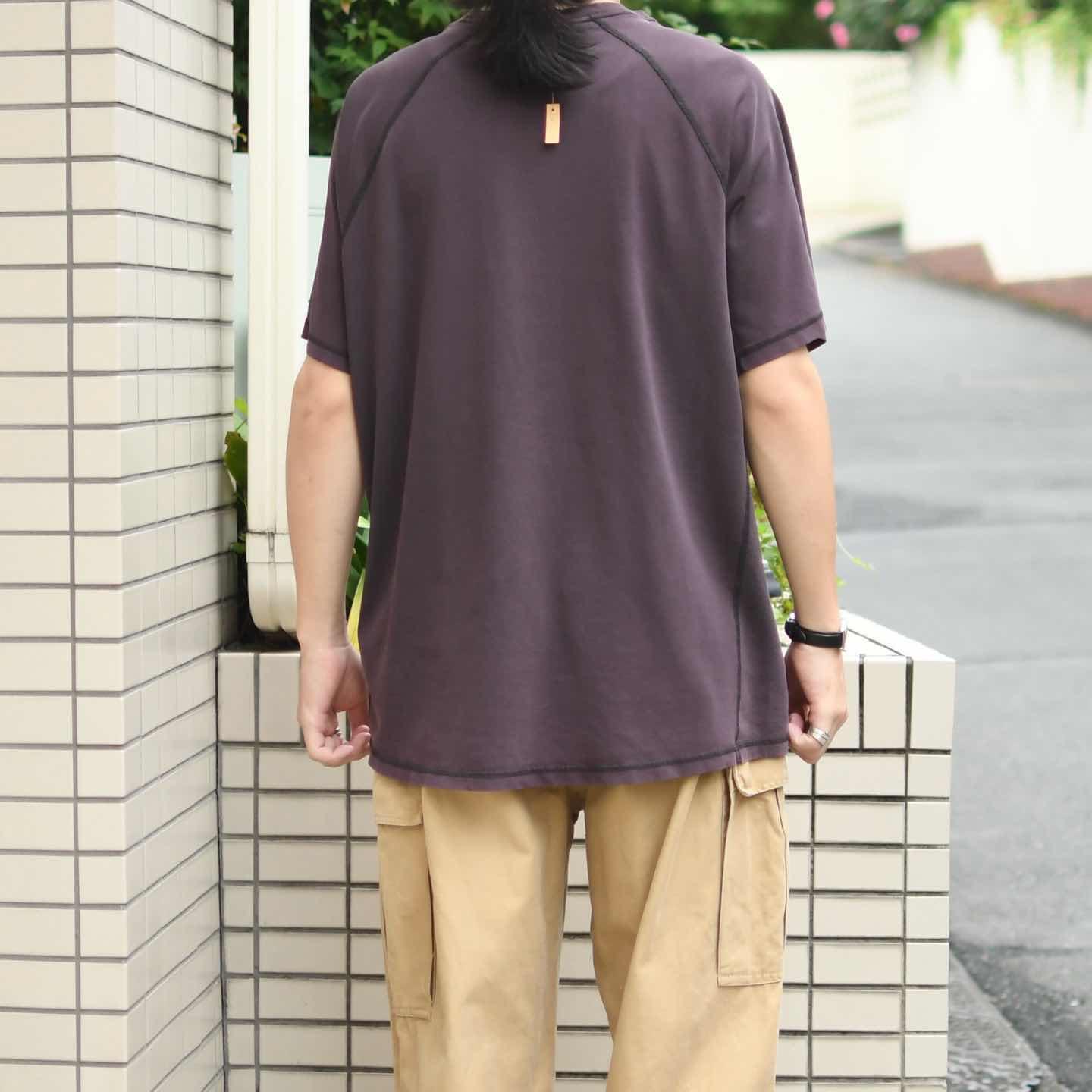 ビンテージ 80s フェイド tシャツ ポケット ネイビー ナス紺 アメカジ