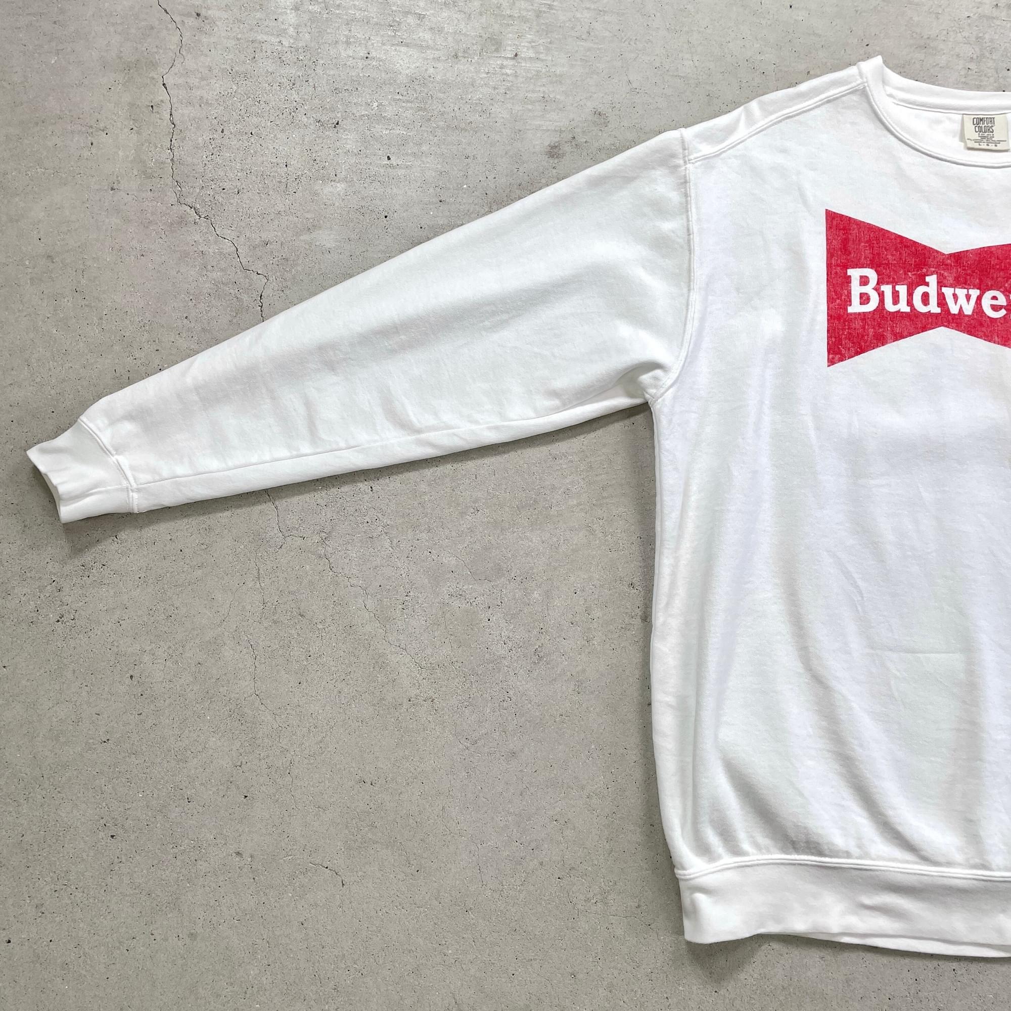 古着通販】BUDWEISER バドワイザー ロゴプリント スウェットシャツ