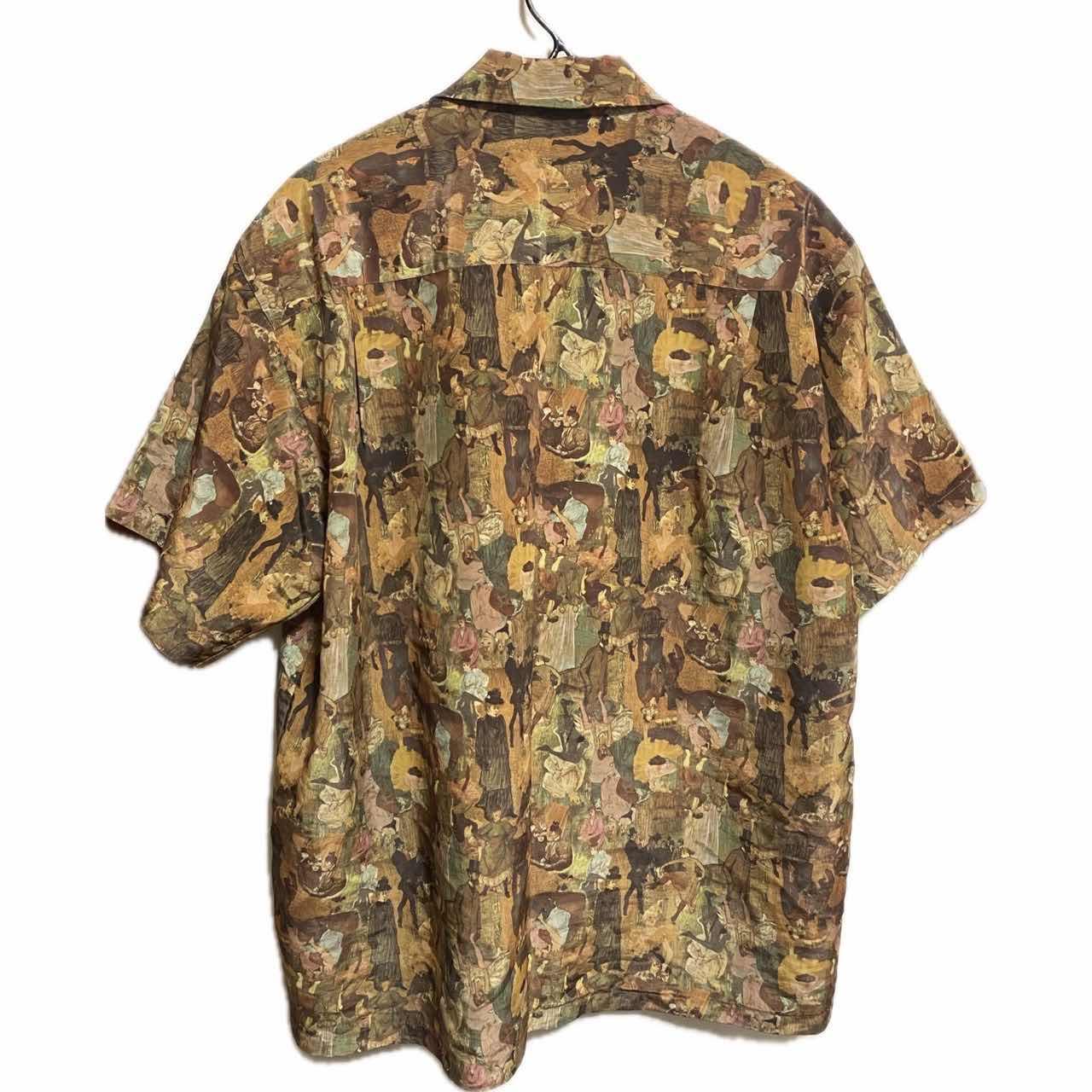 古着通販】70-80s 極上美品、フランス製 トワル.ド、ジェイ柄 開襟 古着通販】70-80s 極上美品、フランス製 トワル.ド、ジェイ柄 開襟