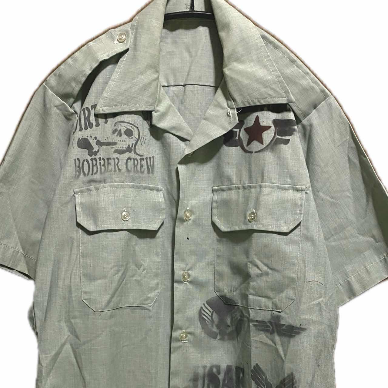 古着通販】88年 DLA100-88 USARMY ドレスシャツ リメイク C0464