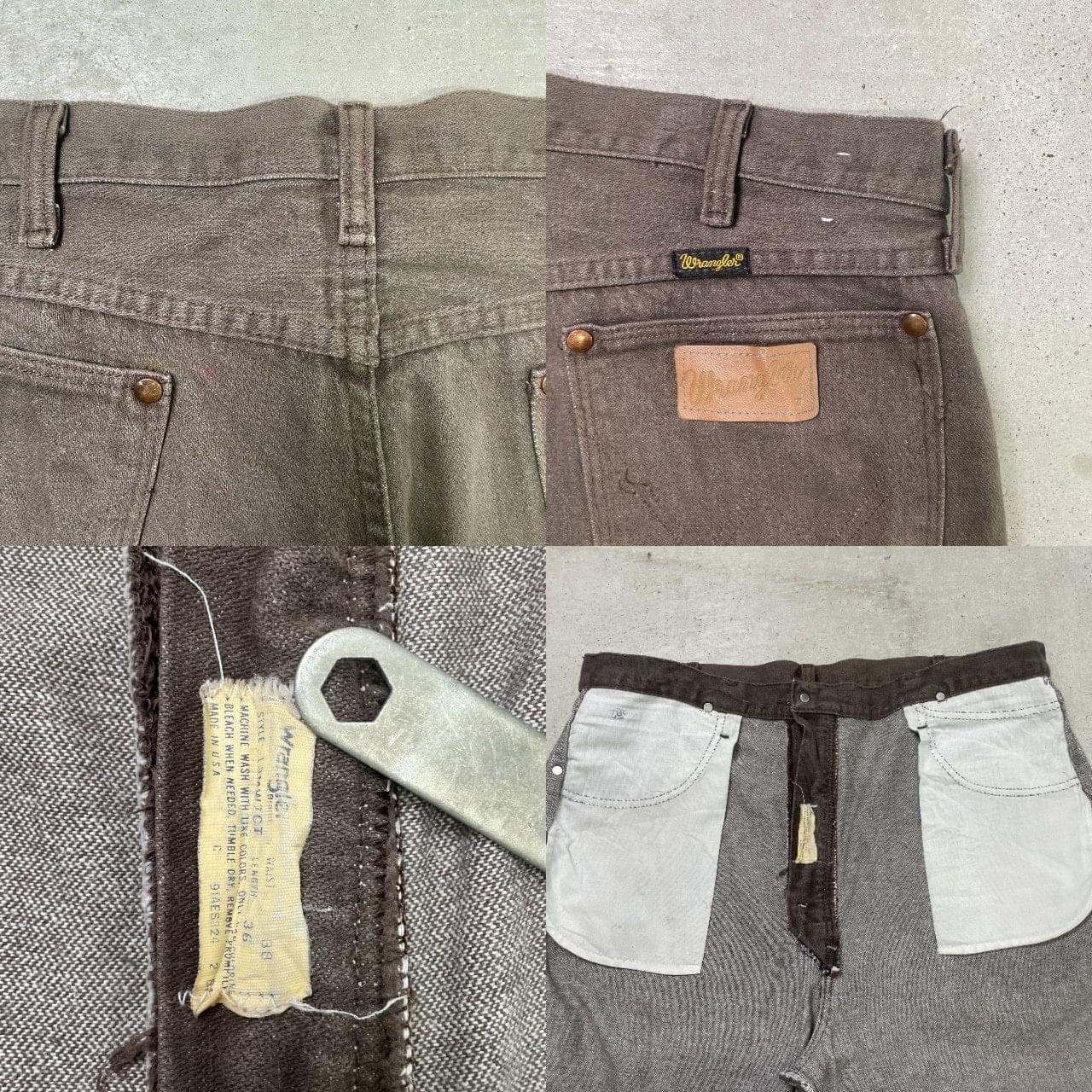 古着通販】90年代 USA製 Wrangler ラングラー 先染め カラーデニム