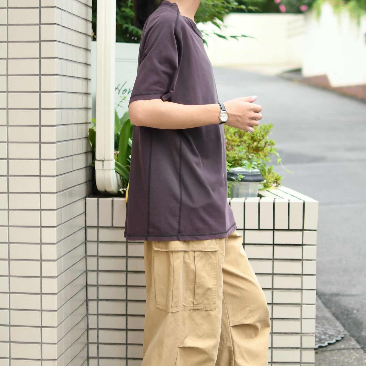 古着通販】古着 Carhartt force フェード 茄子紺 ポケットTシャツ T