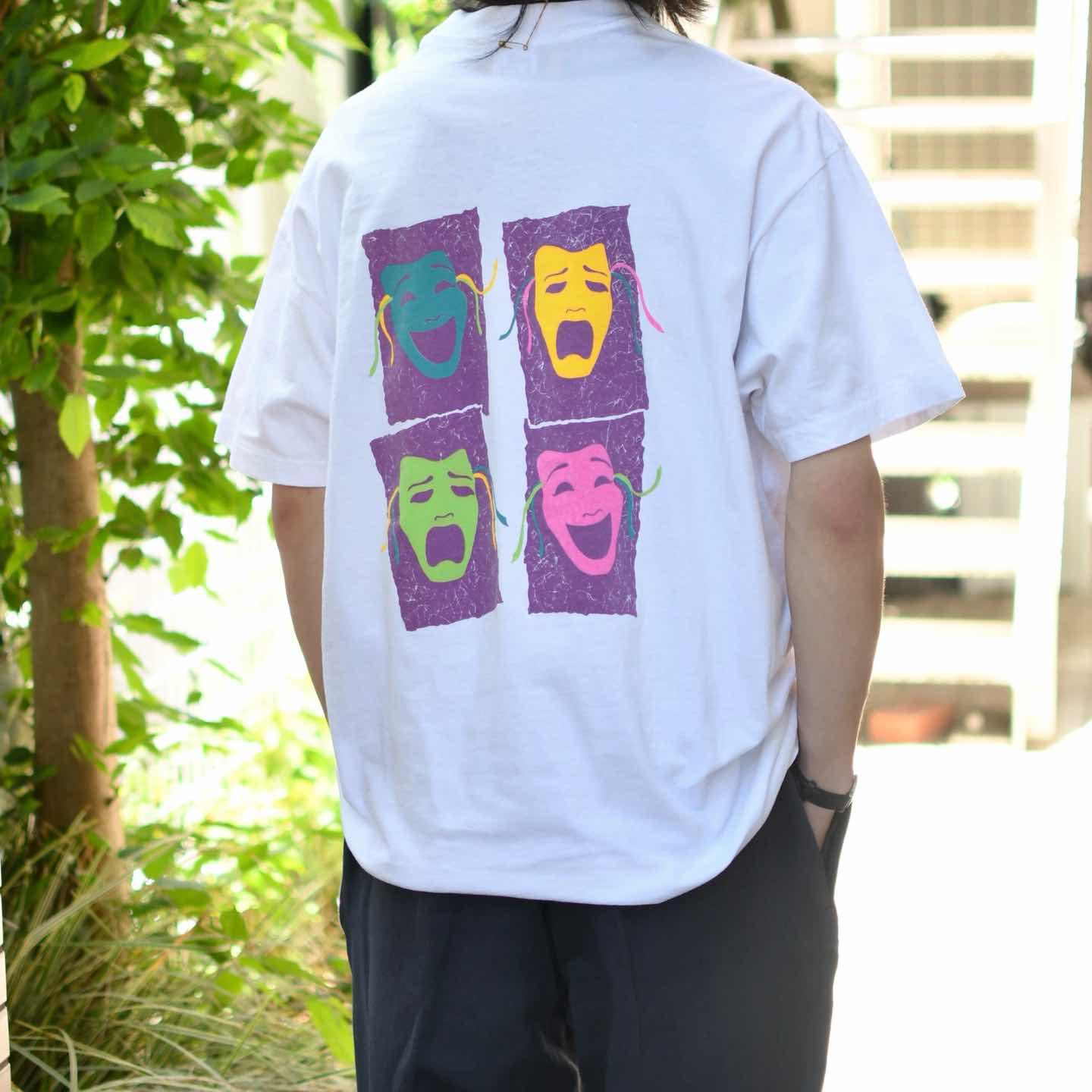 古着通販】古着 90s USA製 シングルステッチ two Face 記念 Tシャツ 白