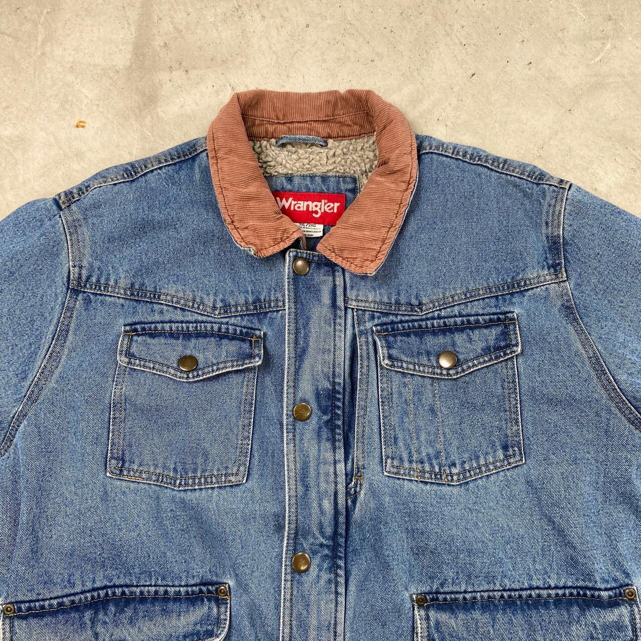 古着通販】00年代 Wrangler ラングラー デニムボアジャケット デニム