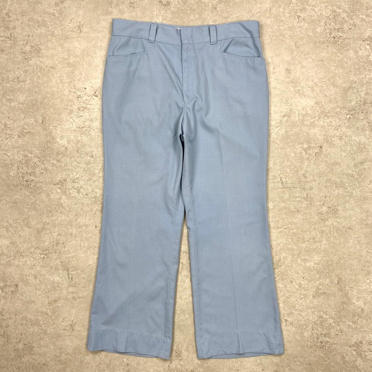 70~80年代 Levi's Panatela リーバイス パナテラ スラックスパンツ メンズW34相当 古着 70s 80s ヴィンテージ VINTAGE アメカジ ロケットタロン TALONジッパー サックスブルー 古着通販】70~80年代 Levi's Panatela リーバイス パナテラ スラックス
