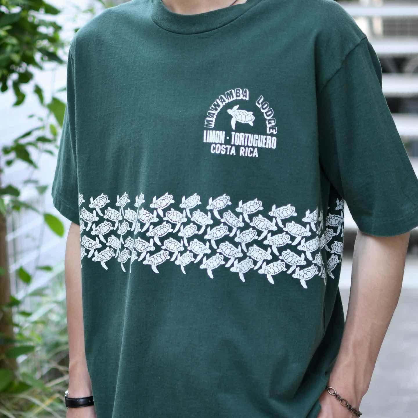 古着通販】古着 90s シングルステッチ コスタリカ スーベニア Tシャツ