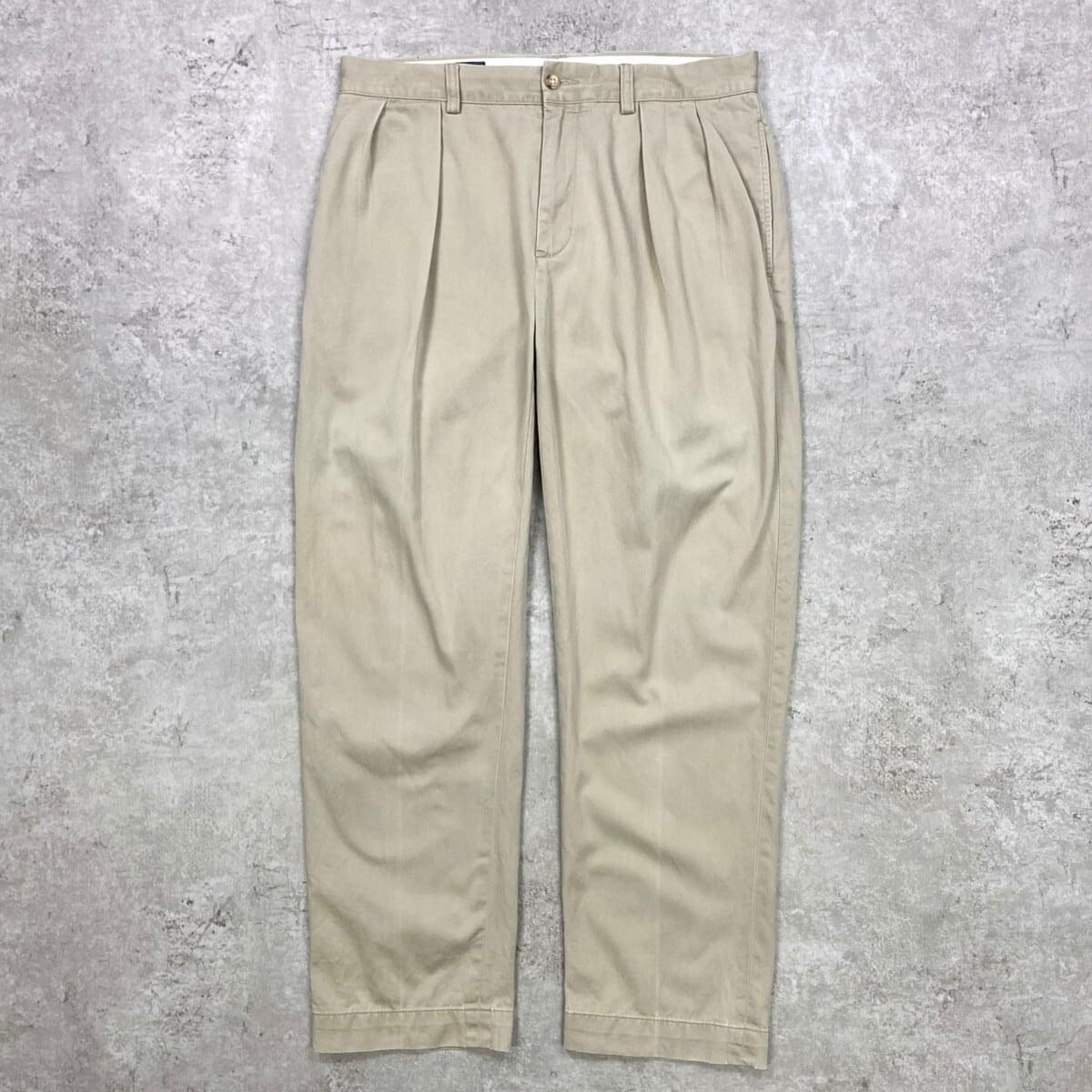 古着通販】Polo Ralph Lauren 90年代 ポロチノ 2タック ワイド