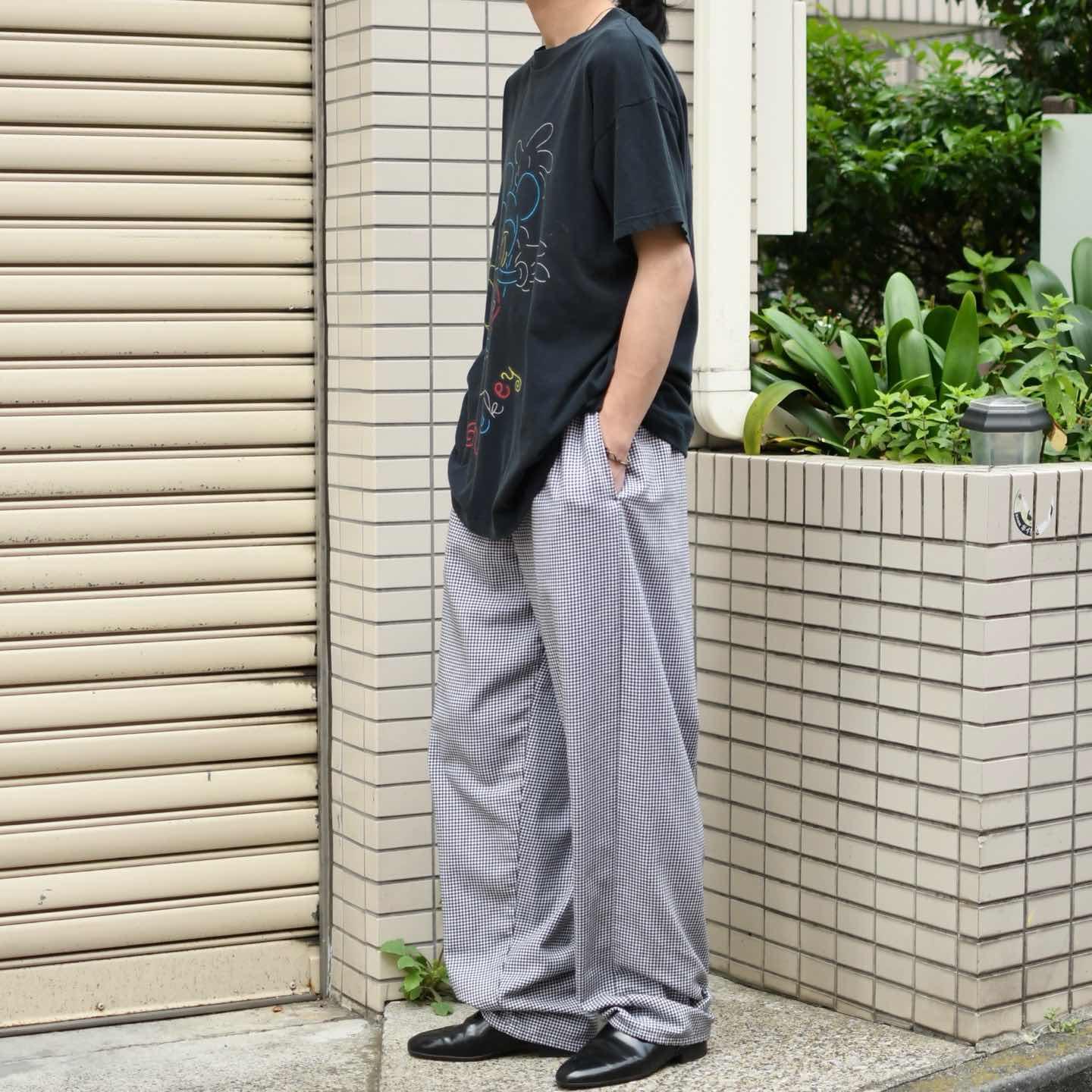 古着通販】古着 千鳥格子柄 シェフパンツ コックパンツ イージーパンツ