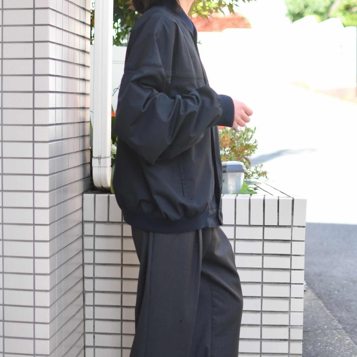 古着 オーバーサイズ ブラック ダービージャケット ジャケット ブルゾン 古着通販】古着 オーバーサイズ ブラック ダービージャケット