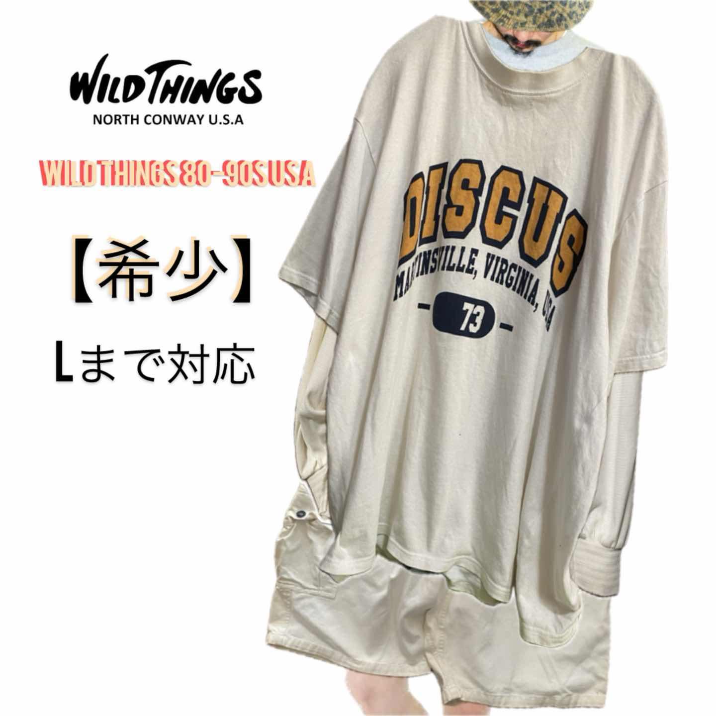 WILD THINGS 80s USA  限定　単タグ　HP M-XL対応 古着通販】WILD THINGS 80-90s USA 限定 単タグ HP M-XL対応 WILD