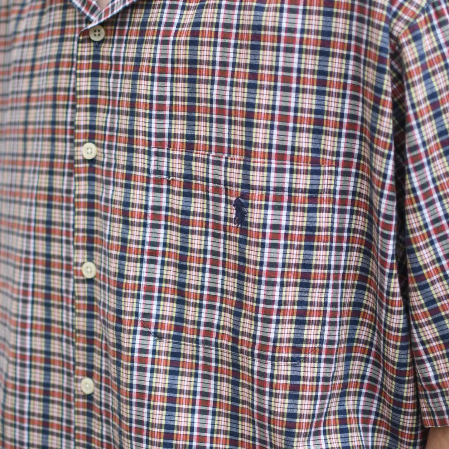 古着通販】古着 POLO RALPH LAUREN ADAMS オープンカラーシャツ Polo