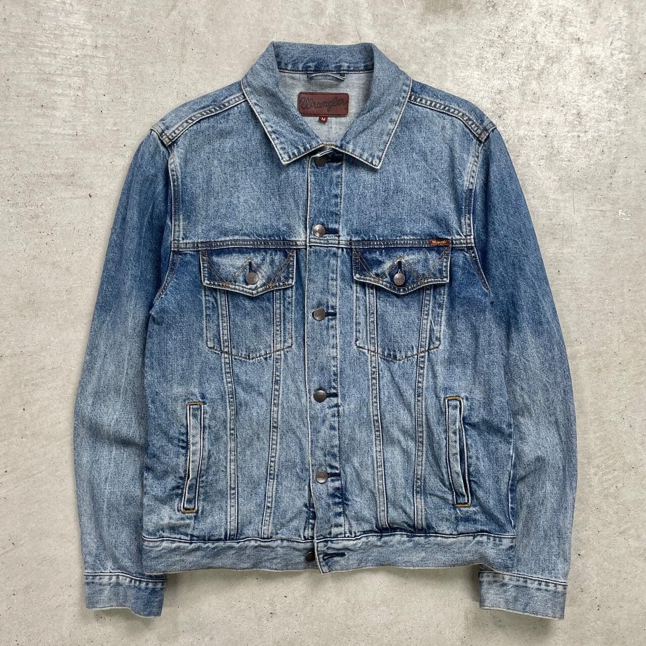 希少　Wrangler デニムジャケット　襟レザー WRANGLER(ラングラー) / デニムジャケット/襟レザー切り替え
